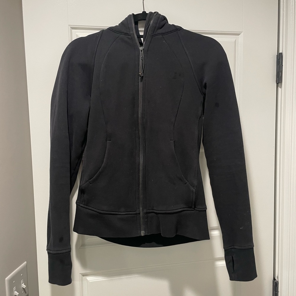 Lululemon Black Scuba Full Zip 6